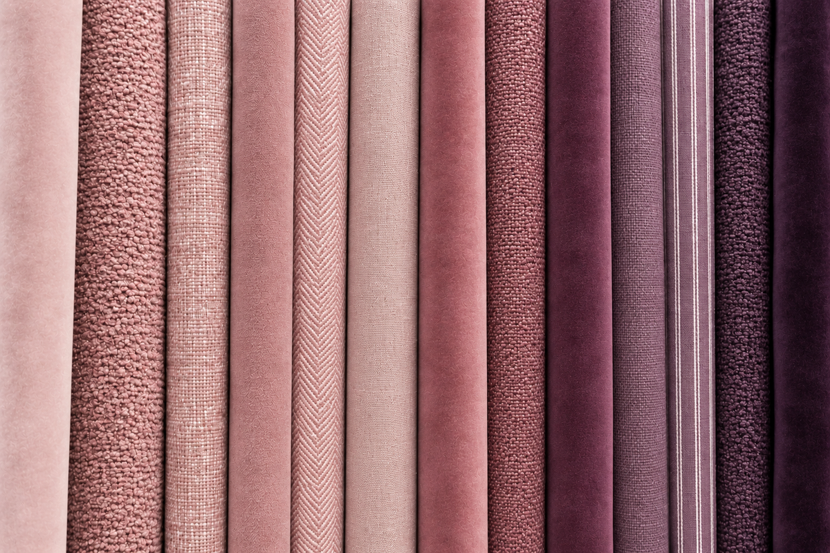 Pink & Purple Fire Retardant Fabrics