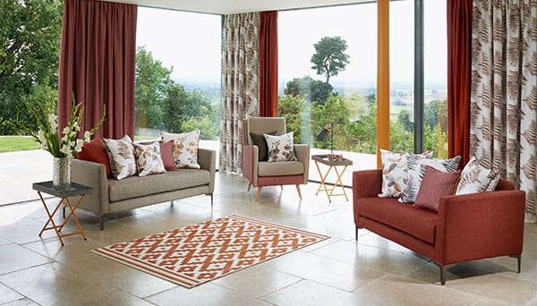 Delamere fire retardant curtains — Panaz Delamere collection