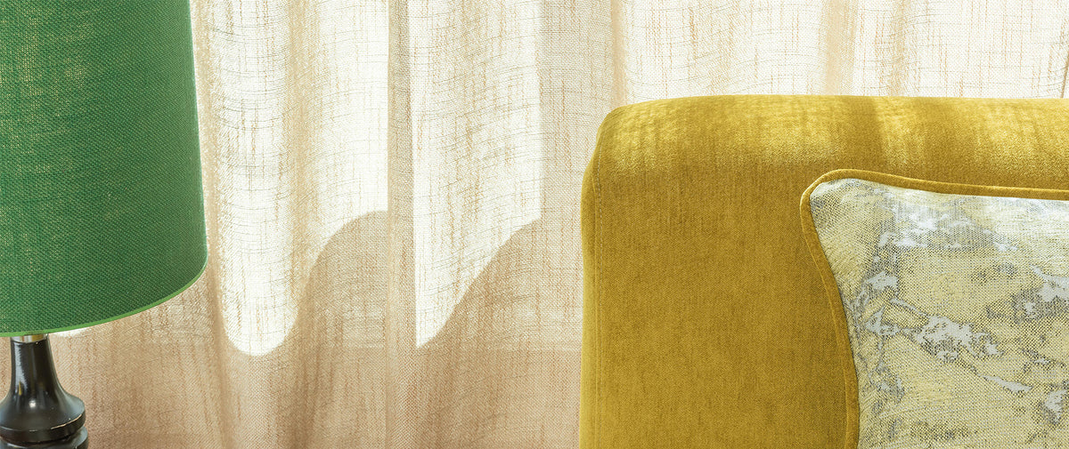 FR-One Lucence fabric in a room setting