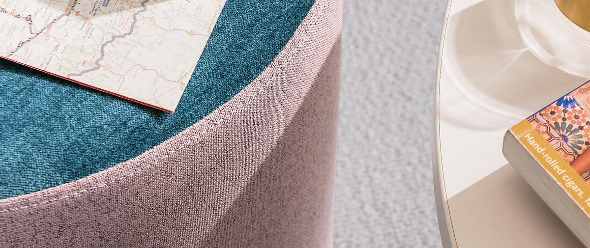 FR-One Ludo fabric in a room setting