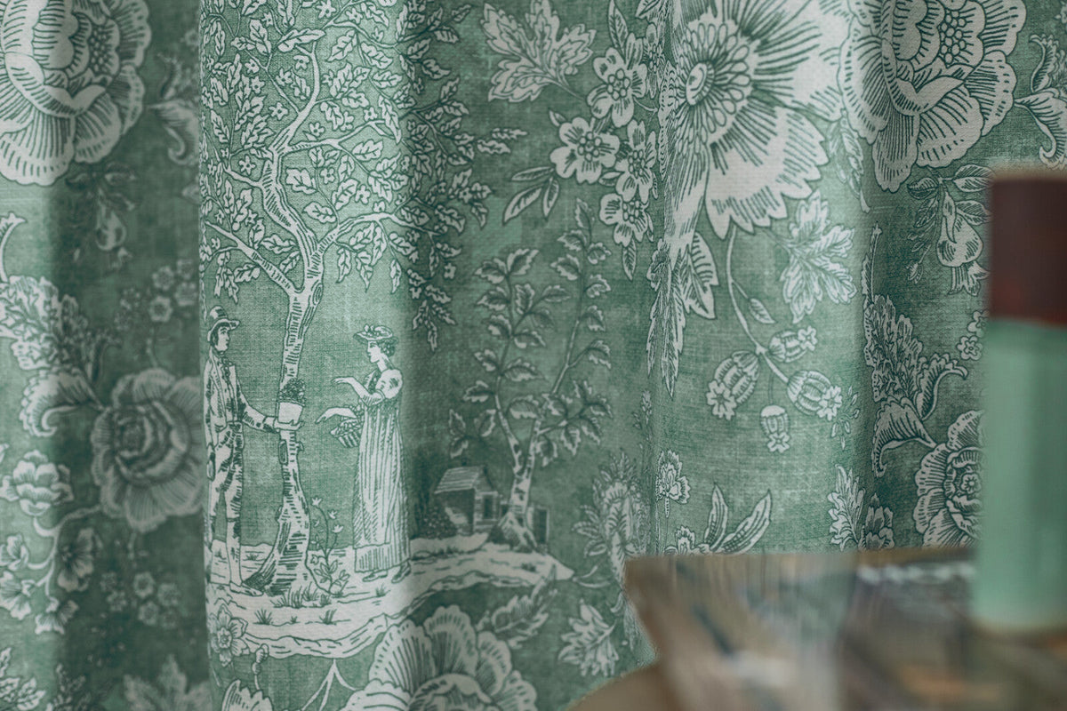 Edmund Bell Eastern Traveller fire retardant curtains