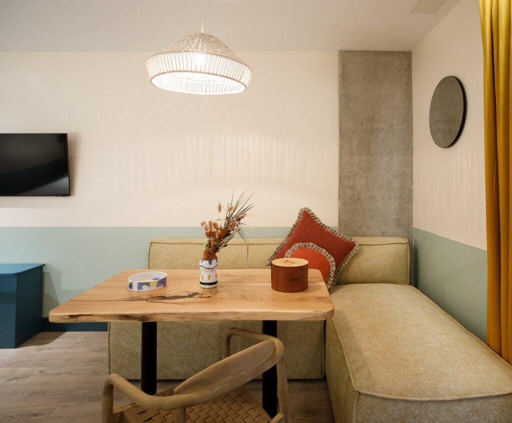 Main Line Flax cushions, Room2 Belfast hometel