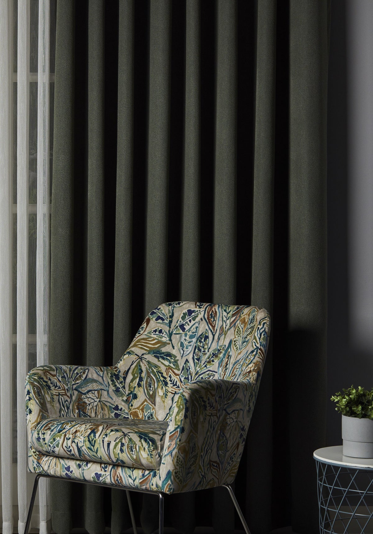 Edmund Bell Evolve fire retardant curtains