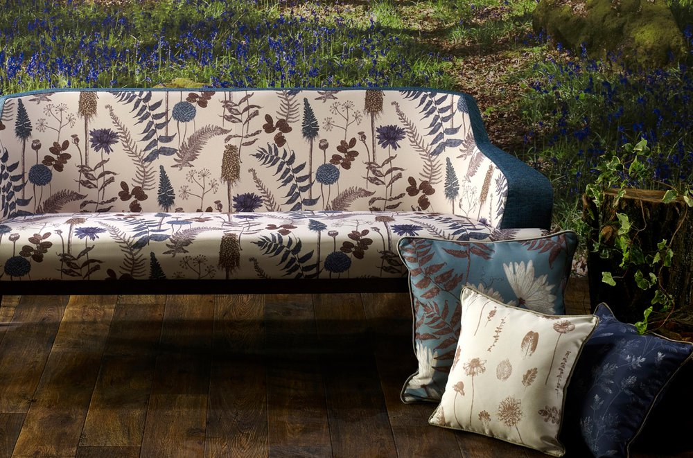 Flores Silvestri fire retardant curtains — Skopos Flores Silvestri collection