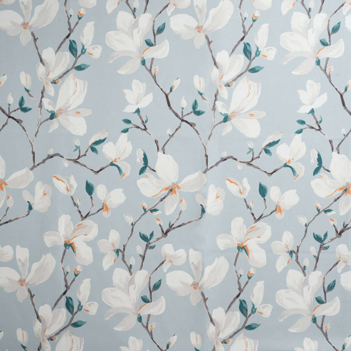KAI Contract Loxley fire retardant curtain fabric, Amba Teal colourway