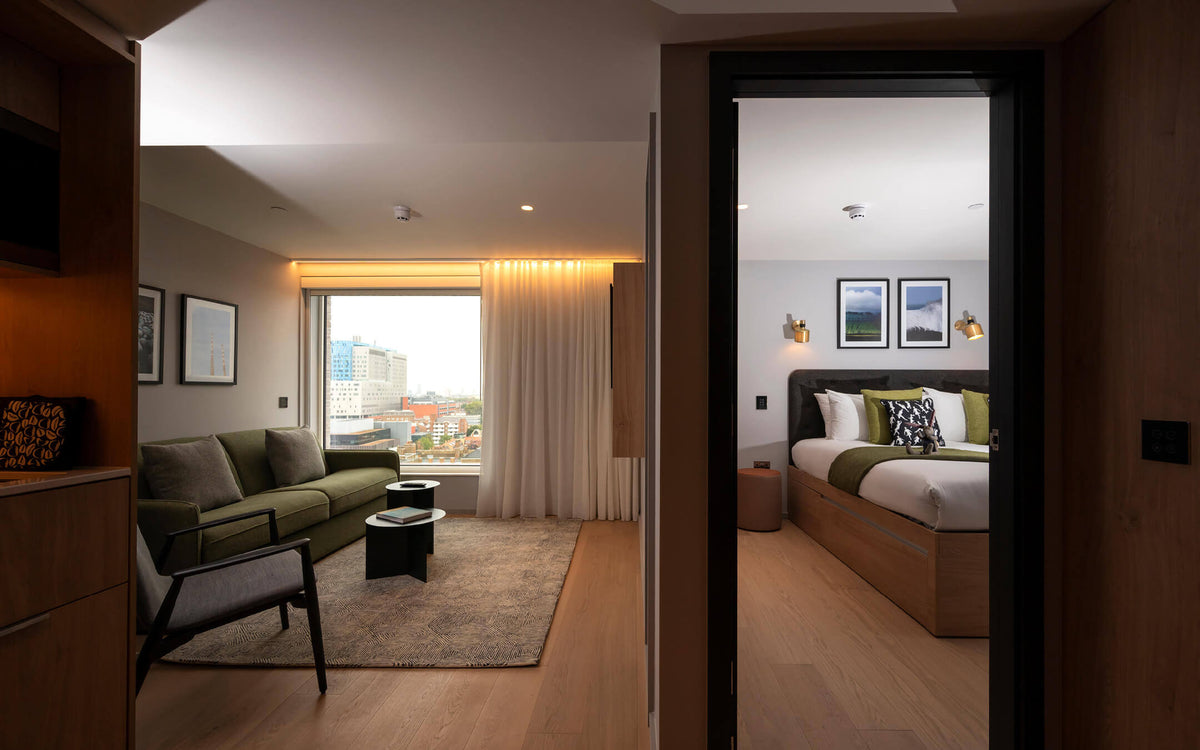 Hemp sofa, Staycity Wilde Aparthotels