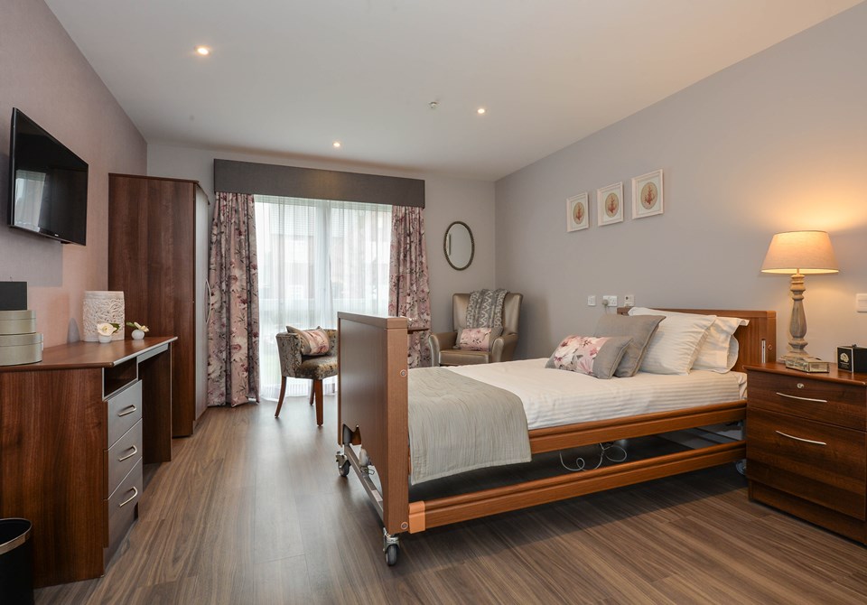Edinburgh Weavers healthcare fabrics at The Hamptons, Newcare Ltd