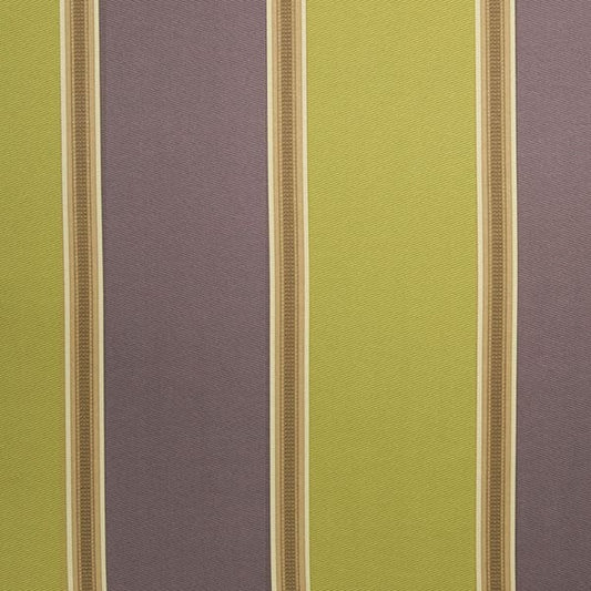 Capital Stripe Lime/Purple Fire Retardant Curtain Fabric