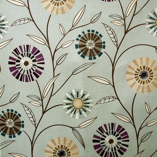 Carnival 158 Duck Egg/Cream Fire Retardant Curtains