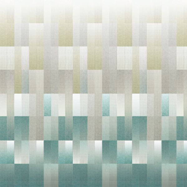 Cubist Juniper Fire Retardant Curtain Fabric