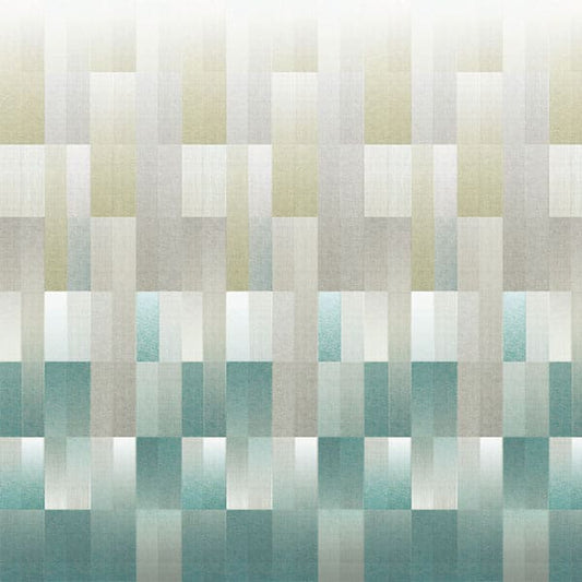 Cubist Juniper Fire Retardant Curtain Fabric