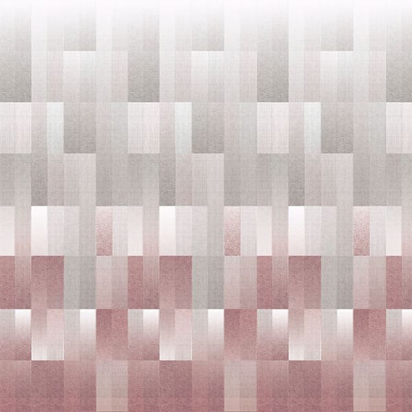 Cubist Mulberry/Mink Fire Retardant Curtain Fabric