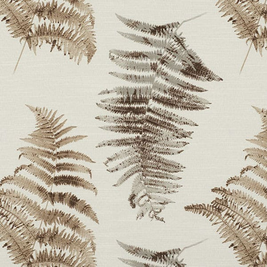 Felsham Coffee/Slate Fire Retardant Curtain Fabric