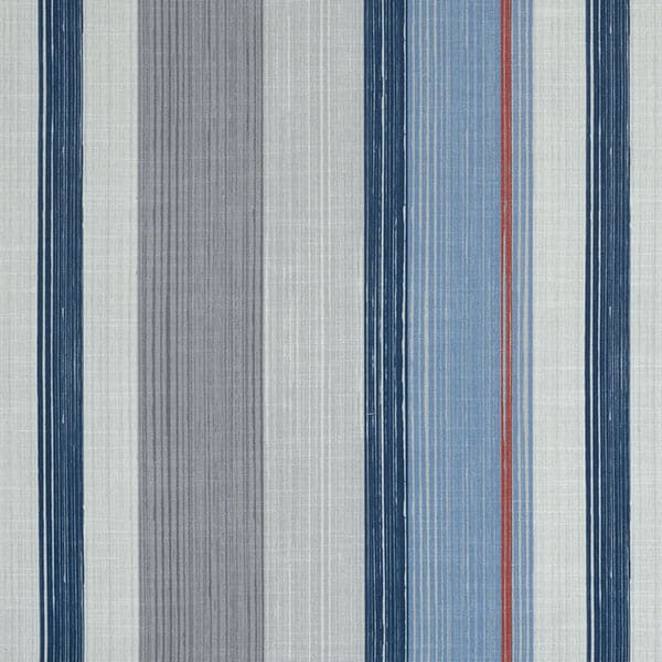 Fresco Blue/Grey Fire Retardant Curtain Fabric