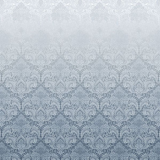 Grandeur Indigo Fire Retardant Curtain Fabric