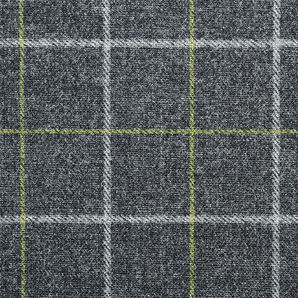 Hugo 299 Citrus/Charcoal Fire Retardant Curtains