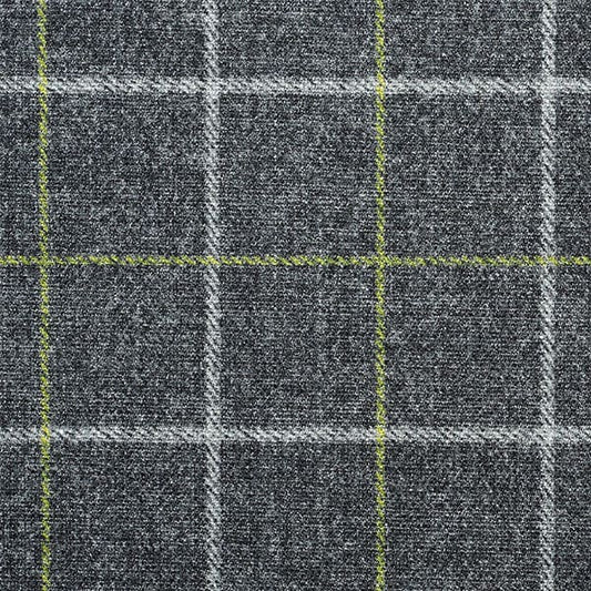 Hugo 299 Citrus/Charcoal Fire Retardant Curtains