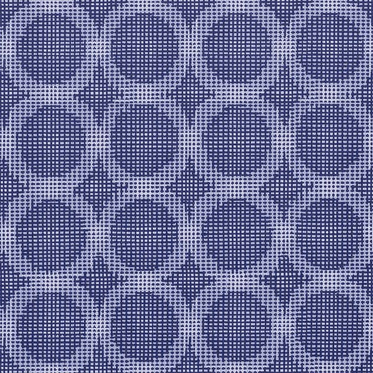 Logic Cornflower Fire Retardant Curtain Fabric