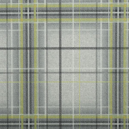 Oscar 299 Citrus/Charcoal Fire Retardant Curtains