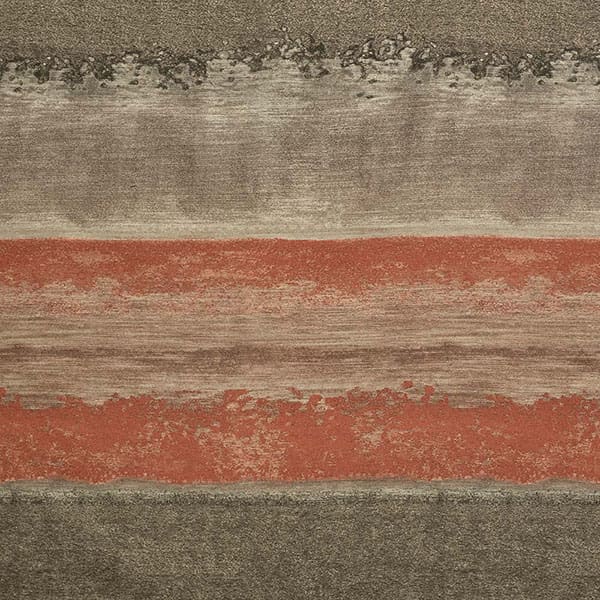 Seascape 408 Terracotta Fire Retardant Curtains