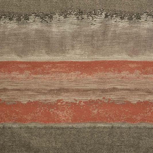 Seascape 408 Terracotta Fire Retardant Curtains