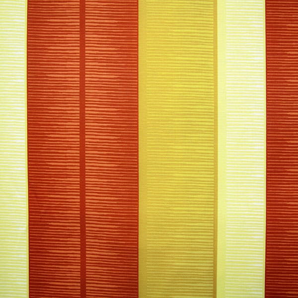 Tango Stripe 348 Gold/Henna Fire Retardant Curtains