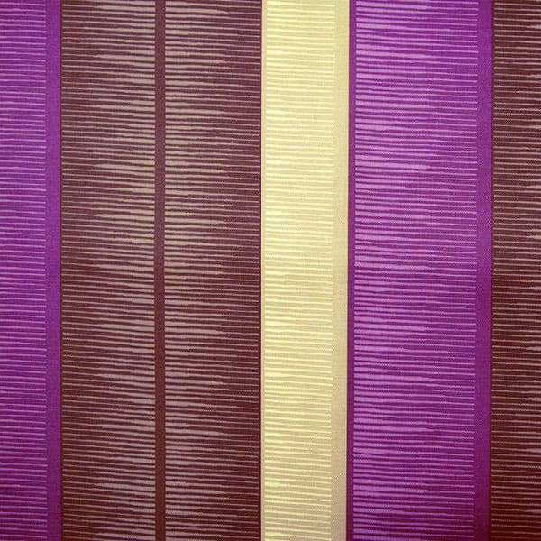 Tango Stripe 704 Mink/Beige Fire Retardant Curtains