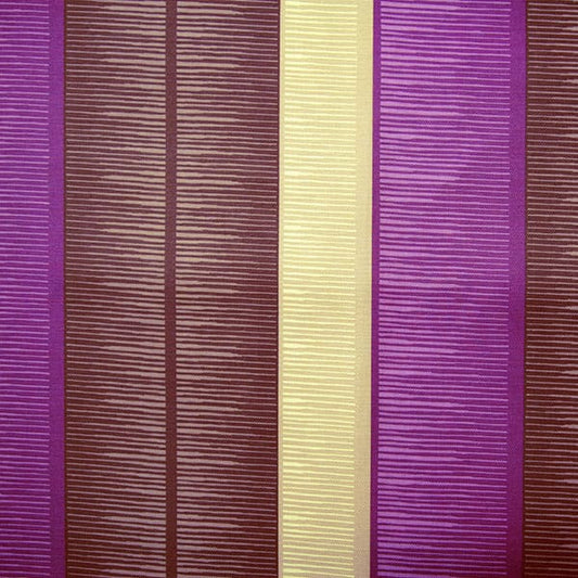 Tango Stripe 704 Mink/Beige Fire Retardant Curtains