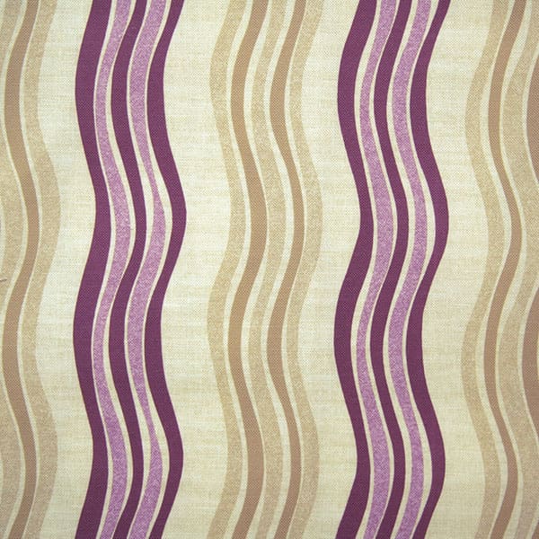 Twist 681 Mulberry/Linen Fire Retardant Curtains