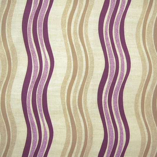 Twist 681 Mulberry/Linen Fire Retardant Curtains
