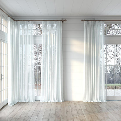 Sekers Fantasy Opalite fire retardant curtain fabric, view 4