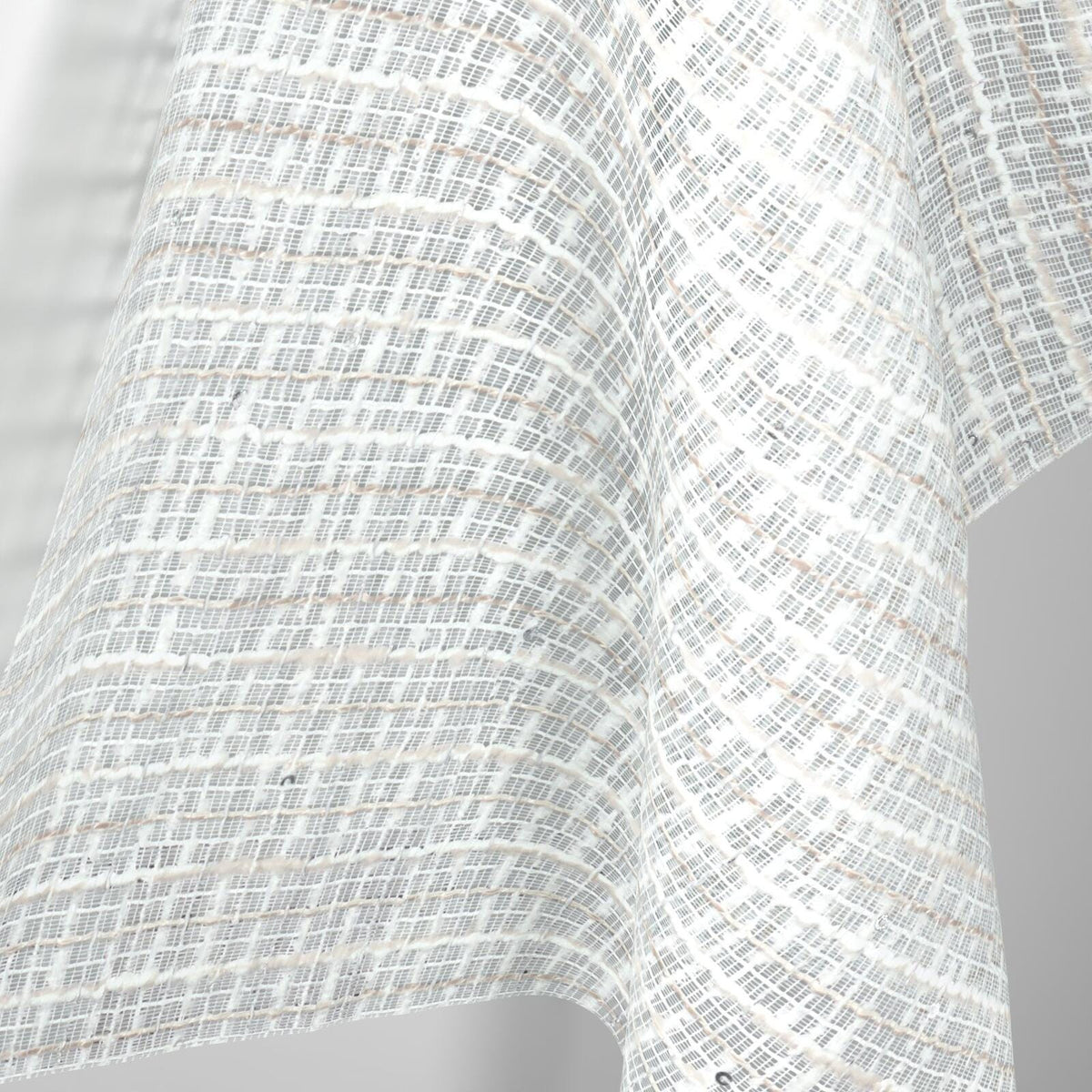 Sekers Glitz Pearl fire retardant curtain fabric, view 4