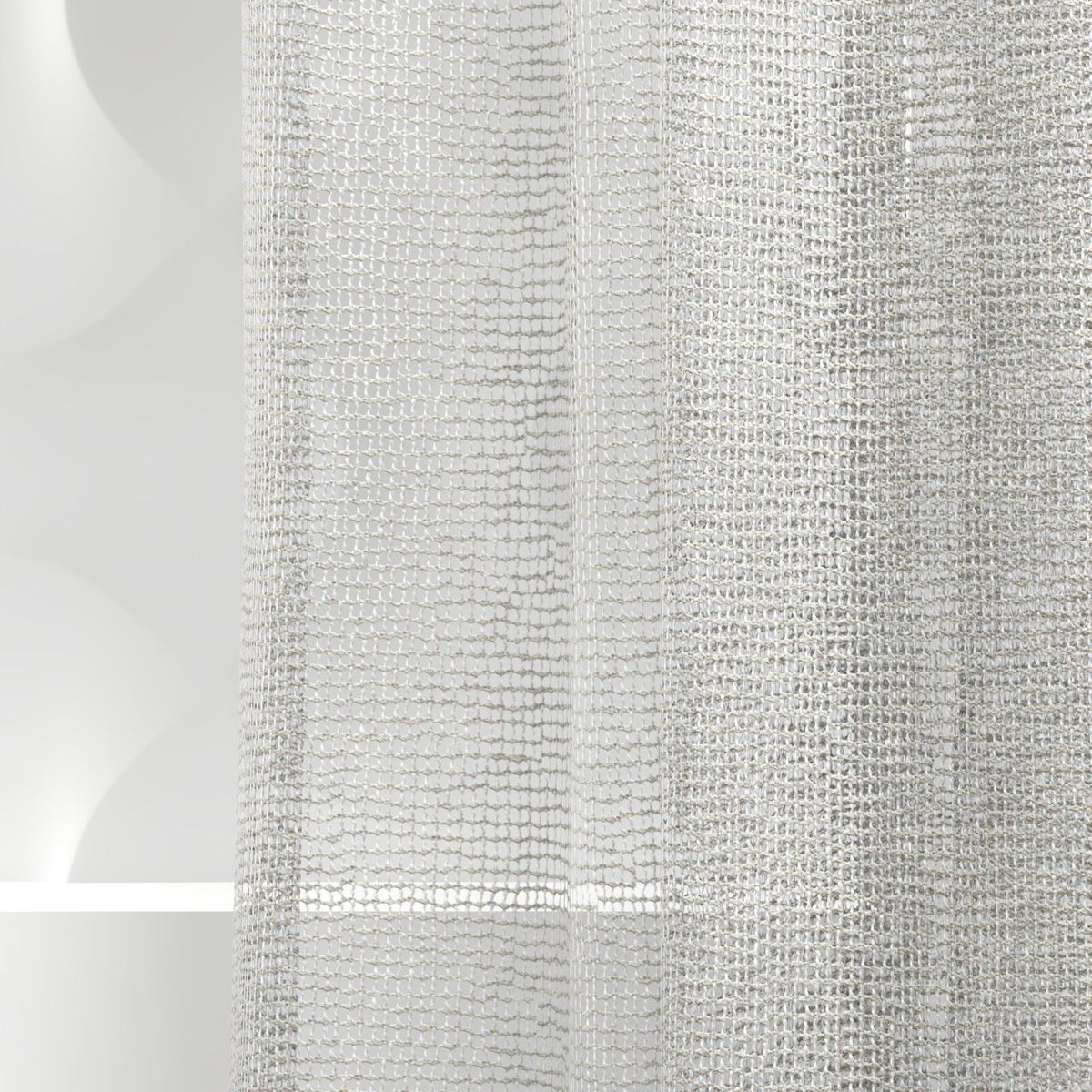 Sekers Cadillac Cappuccino fire retardant curtain fabric, view 3