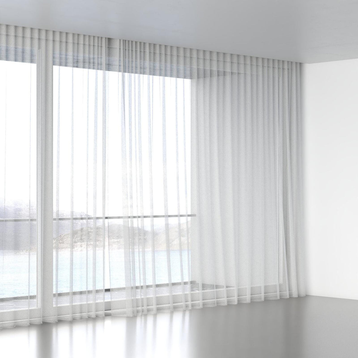 Sekers Cadillac Cappuccino fire retardant curtain fabric, view 5