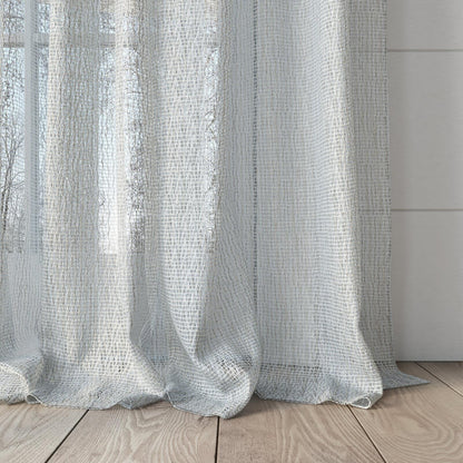Sekers Twinkle Champagne fire retardant curtain fabric, view 6