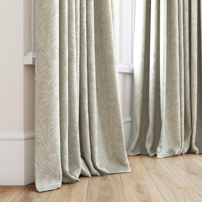 FR-One Carnaby Sage fire retardant curtain fabric, view 4