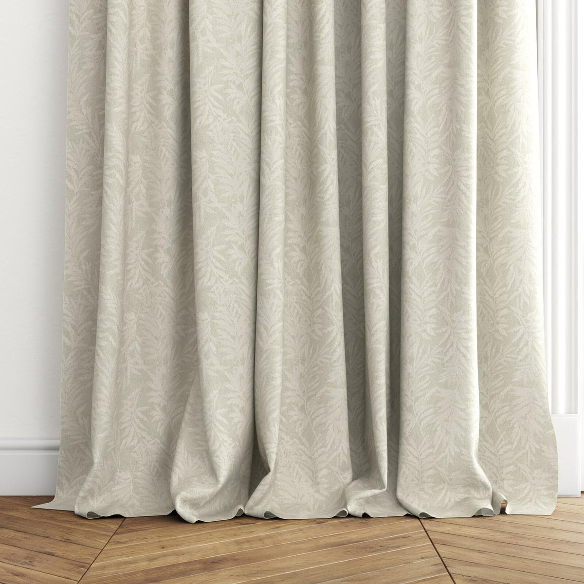 FR-One Carnaby Sage fire retardant curtain fabric, view 6