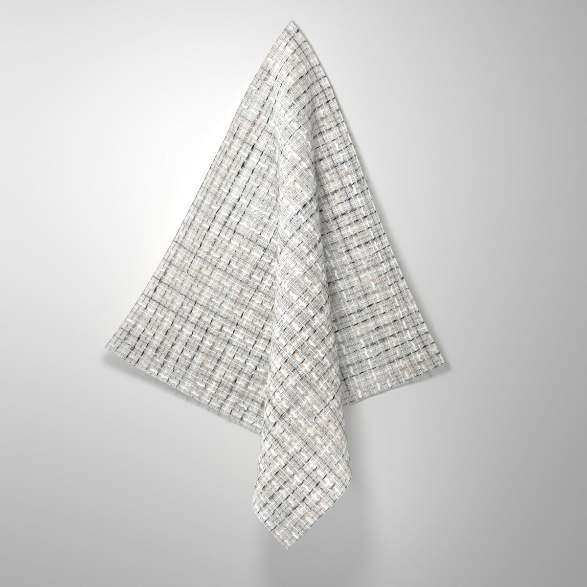 Sekers Glitz Sepia fire retardant curtain fabric, view 2