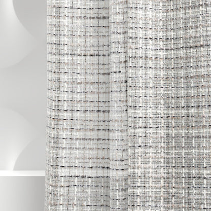 Sekers Glitz Sepia fire retardant curtain fabric, view 6