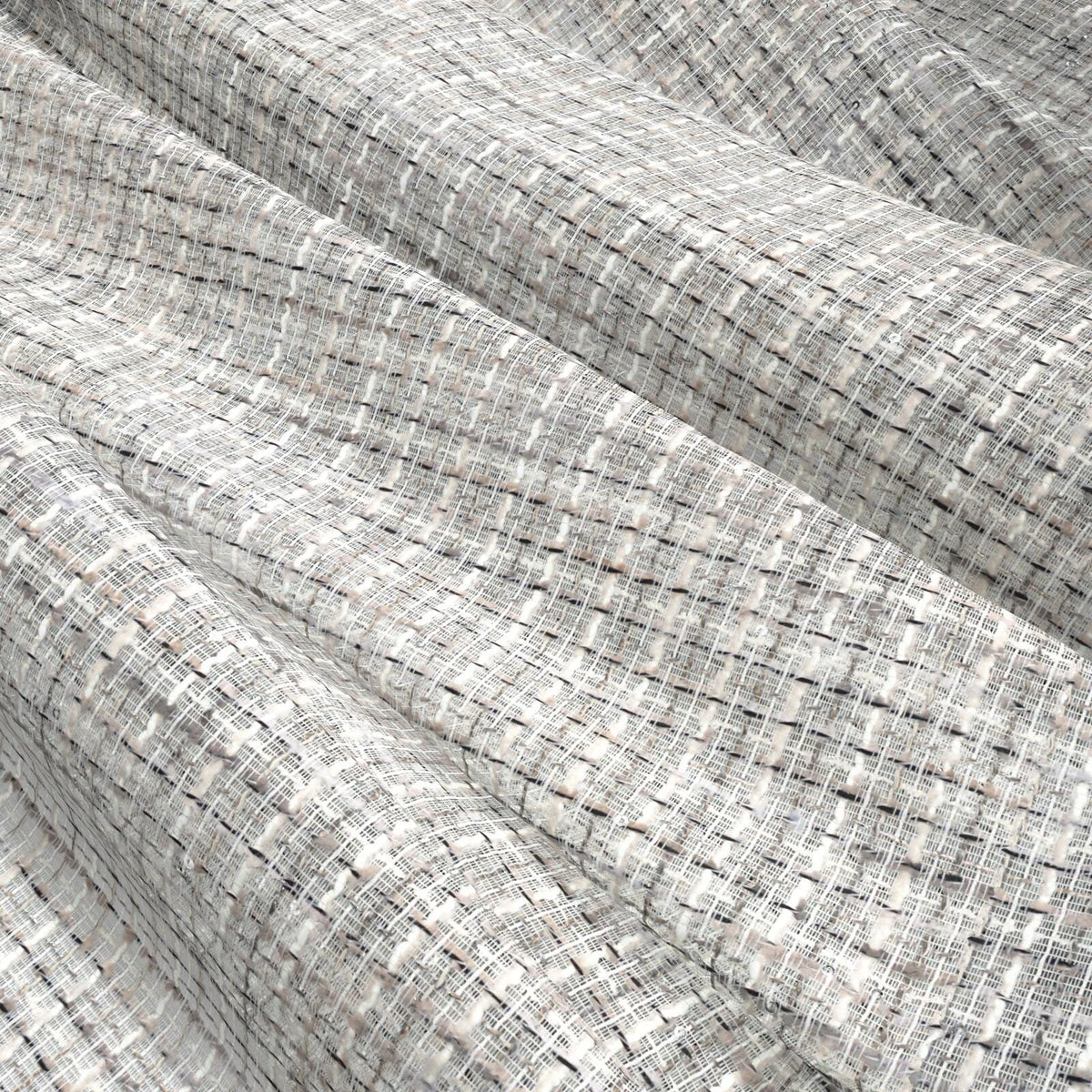 Sekers Glitz Sepia fire retardant curtain fabric, view 4