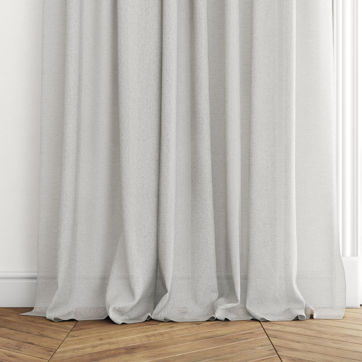 Sekers Marquee Truffle fire retardant curtain fabric, view 6
