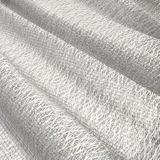 Sekers Twinkle Argent fire retardant curtain fabric, view 2