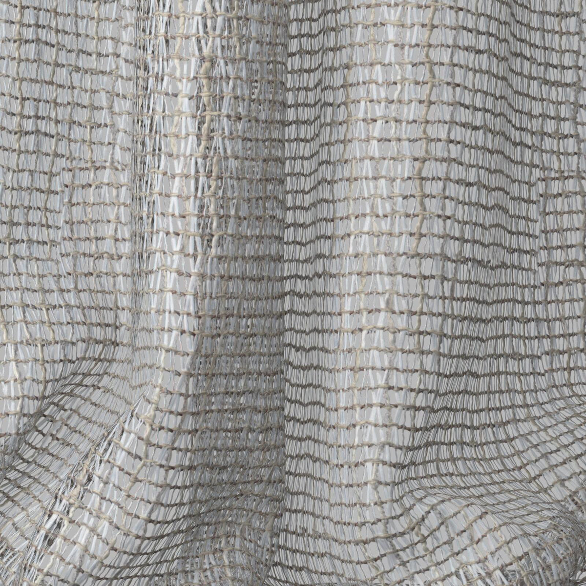 Sekers Twinkle Argent fire retardant curtain fabric, view 6