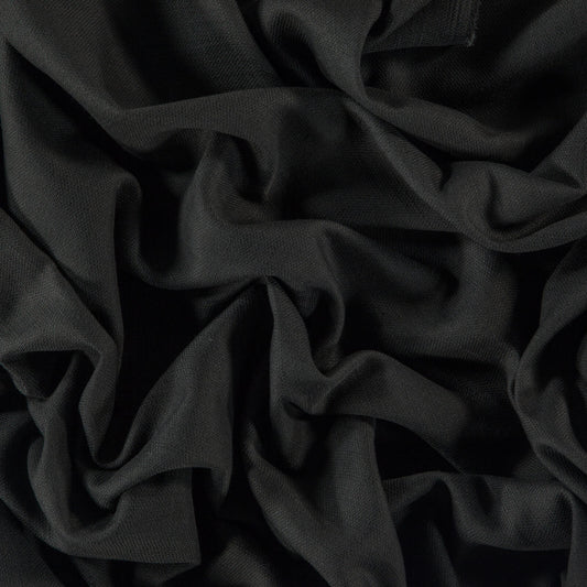 Sekers Bainbridge Charcoal fire retardant curtain fabric, view 2