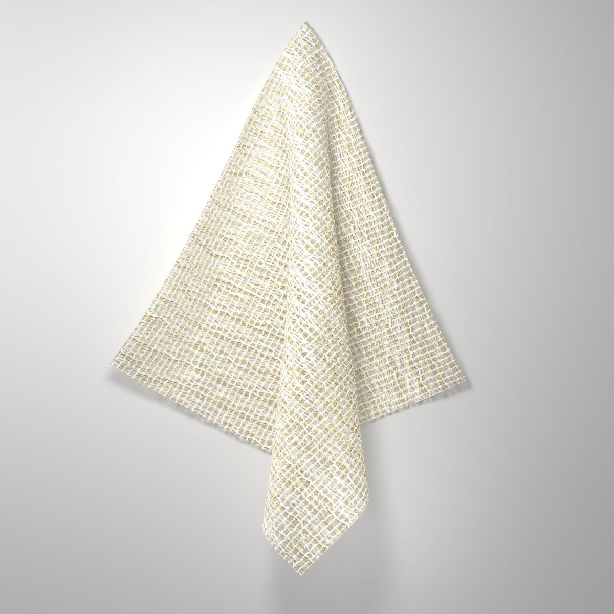 Sekers Twinkle Golden fire retardant curtain fabric, view 2