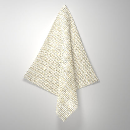 Sekers Twinkle Golden fire retardant curtain fabric, view 2