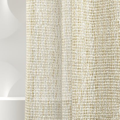 Sekers Twinkle Golden fire retardant curtain fabric, view 5