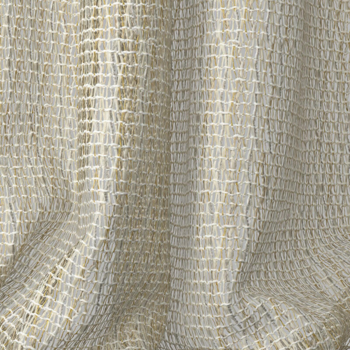 Sekers Twinkle Golden fire retardant curtain fabric, view 6