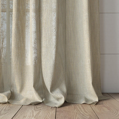 Sekers Marquee Gilded fire retardant curtain fabric, view 4