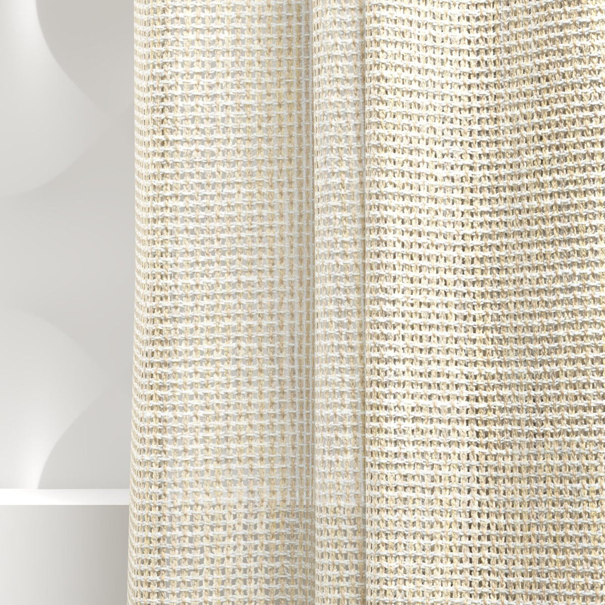 Sekers Marquee Gilded fire retardant curtain fabric, view 5